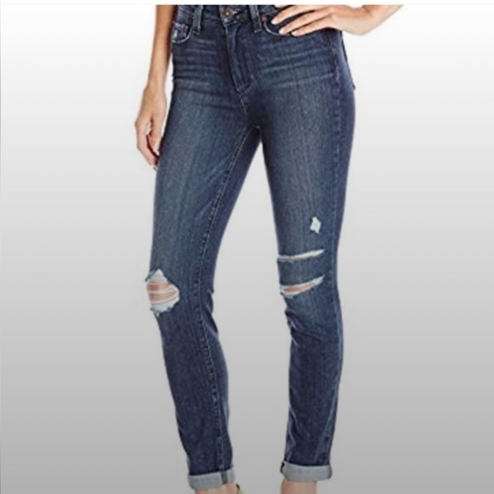 Paige Hoxton Crop Roll-Up Jeans